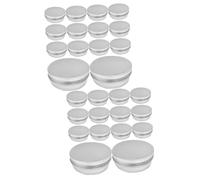 Boîtes De 48 Pièces Boîte en Aluminium Caisson Dressing Coffret Makeup étui à Bijoux de Voyage récipients avec couvercles étuis pour écouteurs domestiques conteneurs d'écouteurs Didiseaon
