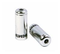 Boîtes de 50 Ferrules Aluminium Elvedes Argenté
