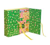 Boîtes De Calendrier De L'Avent, Décoration De Maison Polyvalente, 16.0x4.0x7.0cm / 6.3x1.57x2.76 Pouces, Avènement Calendrier Vide, Boîtes De Friandises De Noël, Compacte Et Élégante, Pour Table De B
