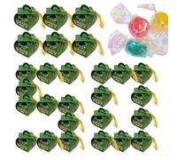 Boîtes de cérémonie de remise des diplômes | Boîte de chapeau de remise des diplômes avec glands pour classe 2025 - Centre de table à chapeau avec porte-bonbons pour l'école secondaire maternelle et
