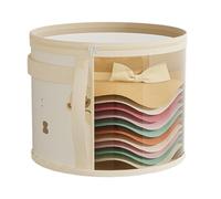 Boîtes de chapeau - boîtier de rangement du chapeau arrondi boîtier pliable | Sac de rangement Haat à l'épreuve des poussières | Organisateur Haat Box résistant à l'humidité de l'économie d'espace