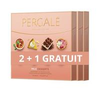 Boîtes de chocolats, chocolat à offrir Pergalé 113 g - Saveurs Dessert : Cheesecake, Crème Brûlée, Tiramisu et Tarte au Citron - 16 unités.