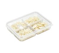 Boîtes de conservation alimentaire avec couvercle transparent divisé