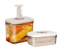 Boîtes de Conservation Alimentaire Sous Vide - Récipient Hermétique pour Préparations Repas,Récipient Repas Microwavable pour Cuisine, Snack, Appartement, Manger, Réfrigérateur,