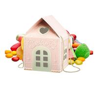 Boîtes De De Noël Conteneur en en Forme de Maison pour Chocolat | Boîtes De Cadeaux Pour Fêtes Pour Fruits Artisanat Cadeaux De Bas Réunions Familiales Boutiques Magasins Bureau Profs