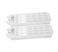 Boîtes de Filtration pour Lave-linge en Plastique Blanc, 2 Pièces | Grille Filtrante Mesh, Entretien Simple et Usage Répété, Accessoire de Rechange pour Routine de Lavage