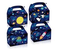 Boîtes de friandises de fête d'astronaute de 12 pièces, Boîtes à surprises pour soirée à thème sur l'espace extra-atmosphérique, Boîtes-cadeaux de fête du système solaire