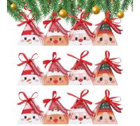 Boîtes De Gourmandises De Noël 16 Pièces Conteneur À Biscuits Cadeaux Pour