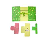 Boîtes de l'Avent à remplir - 24 jours - Pliable - Vide - Réutilisable | Calendrier de compte à rebours de Noël pour petite amie, enfants, fille, famille, amis, collations, chocolats, cookies