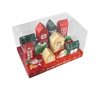 Boîtes De L'Avent À Remplir Calendrier De Compte À Rebours De Noël 2025 | Boîte de Snacks de Noël pour Cadeaux de Fête au Chocolat Boutiques Grands Magasins Bureau Enseignants Étudiants