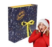 Boîtes de l'Avent de Noël - Compte à rebours de 24 jours, calendrier numérique en carton à remplir | Ensemble de vacances interactif pour et adultes, bricolage, salle de classe familiale, bure