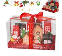 Boîtes de l'Avent DIY à remplir - Décoration du calendrier du compte à rebours de Noël 2025,Boîtes pour emballer des bonbons de Noël, des chocolats et des collations, des collections de famille, des