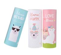 Boîtes de Mouchoirs Rondes pour Voiture, Lot de 3 en Papier | Design Cylindre, Décoration D’intérieur Automobile, Format Rechargeable, Compatible Plupart des Porte-gobelets