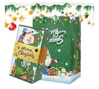 Boîtes de Noël - Boîte à Caisse rebondissante Pliante pour Adolescente, célébrations de fête avec conteneur de Porte-Surprise pour Filles, garçons, Emballage Cadeau Amusant, 10 cm, 7,5 m, 18,
