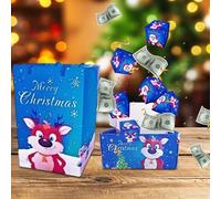Boîtes de Noël emballées - Conteneur de bonbons sauteurs enveloppés pour fêtes de Noël | Sac pliable unisexe pour cadeaux de Saint Valentin, bijoux, maison célébration