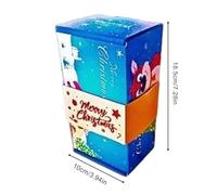 Boîtes de Noël | Sac Noël Pour Argent Cadeaux - Fournitures Fête Pour Chocolat Biscuits Célébration Maison Mariage Entreprise