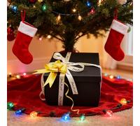 Boîtes de Noël surprise, 32 x 22 cm, 5 couches de fournitures d'emballage romantiques, boîte d'emballage réutilisable, pour les organisateurs de fêtes, les couples, les étudiants, les événements, les