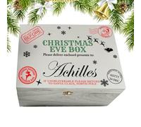 Boîtes de Noël vides, boîtes à bonbons de Noël - Boîtes à bonbons de Noël - Boîte d'emballage créative pour festival, boîte festive Happy Christmas pour les vacances, Noël