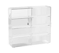 Boîtes de Présentation en Plastique pour Modèles de Voitures de Jouets, 8 Grilles, Vitrine Transparente pour Figurines de Collection, Modèle de Véhicule de Table, Vitrine de Rangement, Boîte de Rangem