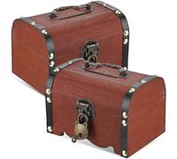 Boîtes de rangement à couvercle, petites boîtes à trésors verrouillables, décoration pour la maison