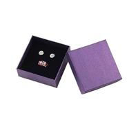 Boîtes de rangement bijoux for femmes, 3 pièces, boîte-cadeau for colliers, boucles d'oreilles, Bracelets, accessoires voyage, étui en éponge for Pour Les Voyages, Les Vacances(Darl Purple)