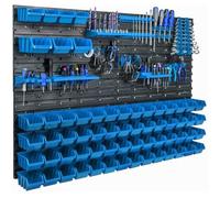 Boîtes de rangement - BOTLE - 63 pcs - 115x78 cm - Couleur bleu