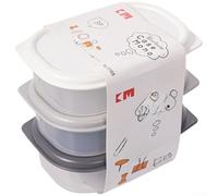 Boîtes de rangement empilables avec couvercles, organiseurs alimentaires portables pour la maison, le bureau, les voyages, boîte scellée en polypropylène blanc, 9 x 6,5 x 2,7 cm, design compact