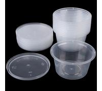 Boîtes De Rangement En Plasticine De Couleur Plastique, Conteneurs Transparents Pour Boules De Mousse De Mastic, 100ml, 10 Pièces/Lot