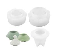 Boîtes de rangement en résine de silicone - Moules réutilisables en résine de silicone - Kit de moule en résine facile à démouler pour anniversaire, Nouvel An