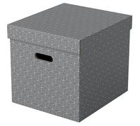 Boîtes de rangement - ESSELTE - Cube - Lot de 3 - Carton recyclé - Couverture amovible