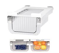 Boîtes De Rangement Extractibles Pour Réfrigérateur - Compartiment Alimentaire Coulissant, Trieur De Cuisine Transparent, Bac De Réfrigérateur Léger, Plateau De Rangement Polyvalent | Récipient Domest