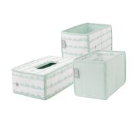 Boîtes De Rangement Happy Cloud - Roba - Set De 3 - Vert Menthe - Blanc - Mixte Vert