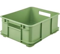 keeeper Boîte de transport Euro-Box L avec poignées 43 x 35 x 17,5 cm Bruno Eco Line Vert