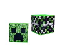 Boîtes de rangement Minecraft sous licence officielle | Lot de 2 cubes de rangement pliables | Idéal pour organiser une chambre d'enfant ou une salle de jeux, 30 x 30 cm