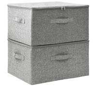 Boîtes de rangement - MOTHINESSTO - LY6005 - Tissu 100% polyester - Dimensions 43x34x23 cm - 2 pcs