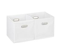 Boîtes de rangement pliables, 27 L, 6 pcs, 650 g, cube