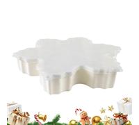 Boîtes de rangement pour biscuits de Noël avec couvercle | Boîte à goûter festive pour noix, pop-corn, trempette, dessert, fête, cuisine, comptoir, Halloween