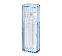 Boîtes de rangement pour cotons-tiges - Étui de voyage Qtip | Boîte de transport transparente Qtip | Support Qtip au design élégant | Porte-cotons-tiges durables - Conteneur compact Qtip - Support