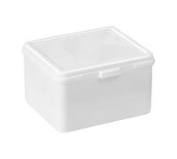 Boîtes de rangement pour organiser : conteneurs de cartes | Objets de collection avec couvercle, carte didactique et petit porte-badge | Design empilable durable