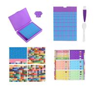 Boîtes de rangement pour peinture à strass, kits de rangement avec couvercles - Boîtes à outils pour adolescents, adultes, femmes, hommes, filles, jeunes perles, bijoux