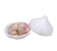 Boîtes de rangement réutilisables pour fruits et légumes - Pour poivron vert, oignon, tomate, citron, ail, légumes - Blanc
