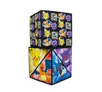 Boîtes de rangement sous licence officielle Pokémon | Lot de 2 cubes de rangement pliables Pow Pow avec Pikachu | Idéal pour organiser une chambre d'enfant ou une salle de jeux, 30 x 30 cm