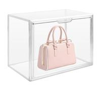 Boîtes de Rangement Tiroir Organisateur Transparent, Vitrine Acrylique pour Livre, Rangement Salle de Bain Maquillage, Bacs de Rangement en Plastique pour Maison et Bureau, Sac à main, 36x22x27cm