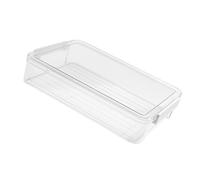 Boîtes de rangement transparentes empilables pour documents - Boîte de rangement pour documents - Organiseurs de fichiers portables empilables avec couvercle pour le bureau