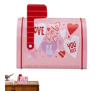 Boîtes de Saint-Valentin - Boîte aux lettres créative pour la Saint-Valentin | Boîte aux lettres décorative compacte pour carte de vœux pour petit ami, petite amie, amoureux