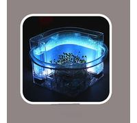 Boîtes De Vie Lumineuses Pour Petits Animaux De Compagnie,Atelier De Fourmis,Villa De Fourmis,Atelier,Château De Maison,Ferme De Fourmis,Jouets Pour Enfants - Type Bleu
