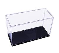Boîtes d'exposition en acrylique transparent, Vitrine de rangement en acrylique transparent, cube de rangement for comptoir, plusieurs tailles(25x25x35CM)
