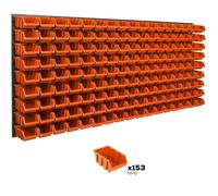 Boîtes empilables - BOTLE - Lot de 153 - Orange - 173 x 78 cm
