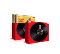 Boîtes en carton pour le rangement de vos vinyles - Big Ben VINYLCASE04 - Dimensions 35 x 33 x 19 cm - Lot de 2