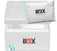 Boîtes en polystyrène dans différentes tailles. 2 à 88 l Tailles L/XXL Boîte thermique/Glacière isotherme Noir et blanc De qualité professionnelle S 2.39L 24.0x20.0x15.5cm d=3.0cm